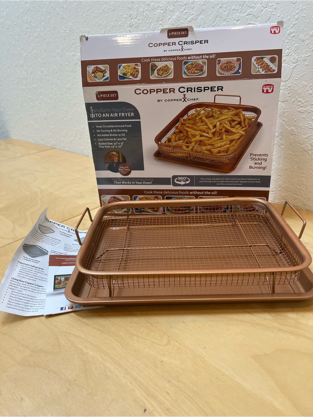 Copper Crisper Baking Tray 2ps Set by — Copper Chef
